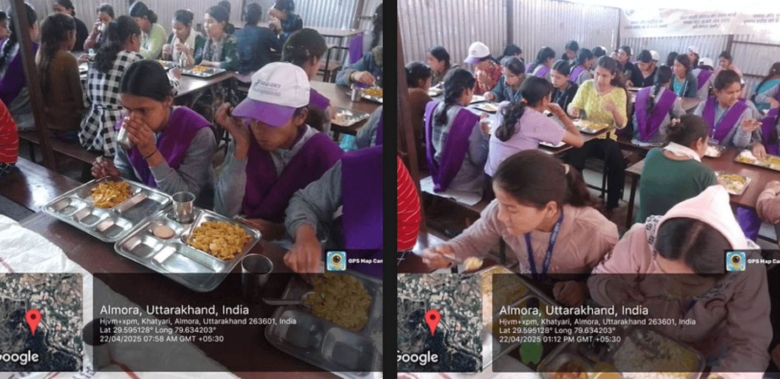 Nutritious meals at training center